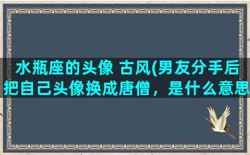 水瓶座的头像 古风(男友分手后把自己头像换成唐僧，是什么意思（男友是水瓶座的）)